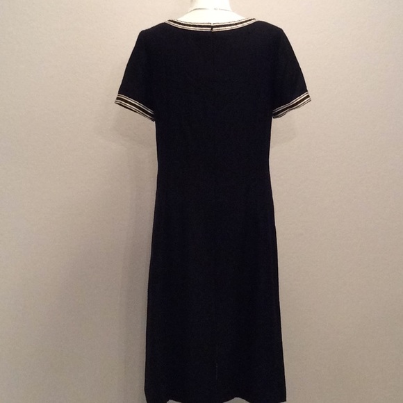 CAROLINE CHARLES LONDON VINTAGE BLACK COAT DRESS - Picture 3 of 8